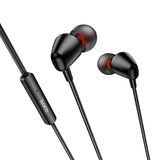 Casti Hoco M107 Discoverer universale, Jack 3.5mm, Negre