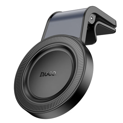 Suport magnetic auto cu inel HOCO H59, Negru