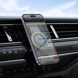 Suport magnetic auto cu inel HOCO H59, Negru