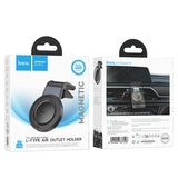Suport magnetic auto cu inel HOCO H59, Negru
