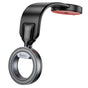 Suport magnetic cu inel Hoco H71, Negru/Gri metalizat