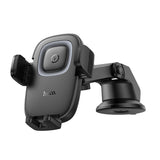 Suport auto wireless HOCO HW32 Crown, 15W, cu ventuza, Negru