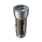 Incarcator auto Hoco NZ8 Sprinter 12V 43W, USB-A + USB-C, Maro
