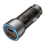 Incarcator auto Hoco NZ8 Sprinter 12V 43W, USB-A + USB-C, Maro