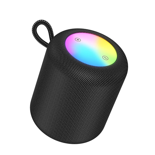Boxa Hoco HC30 Oceano cu touch si LED, Neagra