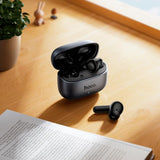 Căști TWS Bluetooth cu ANC și ENC Hoco EQ27, Gri metalizat