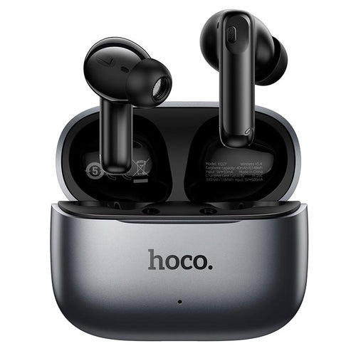 Căști TWS Bluetooth cu ANC și ENC Hoco EQ27, Gri metalizat