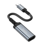 Adaptor USB Type-C la HDMI 4K 30Hz Hoco UA43A, 0.2m, Negru