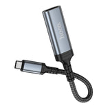 Adaptor USB Type-C la HDMI 4K 30Hz Hoco UA43A, 0.2m, Negru