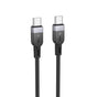 Cablu de date HOCO X109 Type-C la Type-C, 3m, 60W, Negru