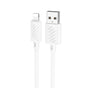 Cablu de date HOCO X88 USB-A la Lightning, 1 m, 2.4A, Alb