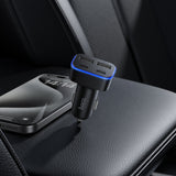 Incarcator auto Hoco Z63 Barry 42W, 2x USB-A + 2x USB-C, Negru