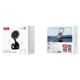 Suport Auto Magnetic cu Ventuza Manuala XO C176, negru