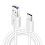 Cablu USB-A la Type-C pentru Huawei, 1m, 5A, Alb