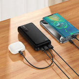 Baterie externa Hoco J159A pentru 20000 mAh, 22.5W, PD, QC, Neagra