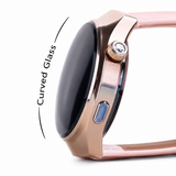 Smartwatch AMOLED Kalobee SK7 Mini, Set 3 Curele + Bratara, Negru