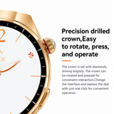 Smartwatch AMOLED Kalobee SK7 Mini, Set 3 Curele + Bratara, Negru