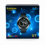 Smartwatch AMOLED Kalobee U7, Negru