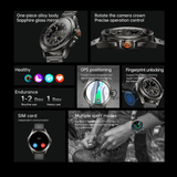Smartwatch AMOLED Kalobee U7, Negru