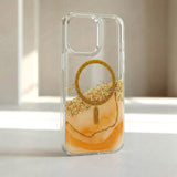 Husa telefon pentru Apple iPhone 17, KARAT MagSafe, Amber Marble