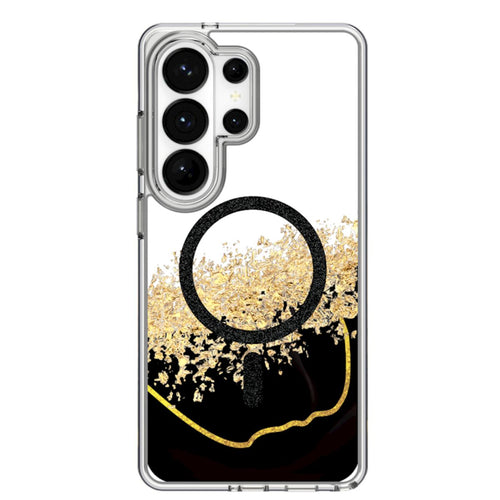 Husa telefon MagSafe pentru Samsung Galaxy S24 / S25, Onyx Marble