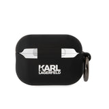 Husa, Karl Lagerfeld AirPods Pro 2 Silicon 3d Logo Nft Karl Head Neagra Omax 9e2a93, Negru