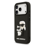 Husa Karl Lagerfeld compatibila cu iPhone 17 Pro Max, TPU, Negru