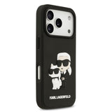 Husa Karl Lagerfeld compatibila cu iPhone 17 Pro Max, TPU, Negru