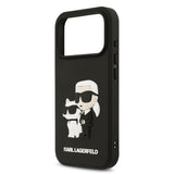 Husa Karl Lagerfeld compatibila cu iPhone 17 Pro Max, TPU, Negru