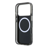 Husa telefon pentru Apple iPhone 17 Pro, Karl Lagerfeld, IML Choupette Trio Watercolor, MagSafe, Neagra