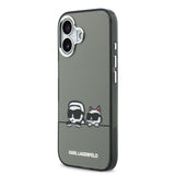 Husa telefon Karl Lagerfeld pentru Apple iPhone 17, IML K/C Heads Logo, MagSafe, Neagra