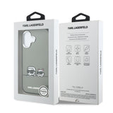 Husa telefon Karl Lagerfeld pentru Apple iPhone 17, IML K/C Heads Logo, MagSafe, Neagra