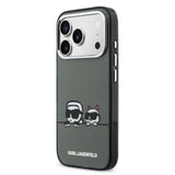 Husa cu inel Karl Lagerfeld compatibila cu iPhone 17 Pro Max, MagSafe/Magnetic, TPU, Negru