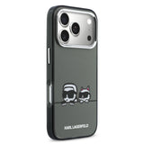 Husa cu inel Karl Lagerfeld compatibila cu iPhone 17 Pro Max, MagSafe/Magnetic, TPU, Negru