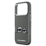 Husa cu inel Karl Lagerfeld compatibila cu iPhone 17 Pro Max, MagSafe/Magnetic, TPU, Negru