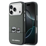 Husa cu inel Karl Lagerfeld compatibila cu iPhone 17 Pro, MagSafe/Magnetic, TPU, Negru