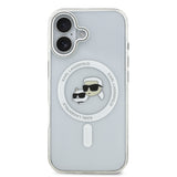 Husa Karl Lagerfeld compatibila cu iPhone 17 Pro, MagSafe/Magnetic, policarbonat, Transparent