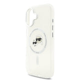 Husa Karl Lagerfeld compatibila cu iPhone 17 Pro, MagSafe/Magnetic, policarbonat, Transparent