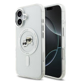 Husa Karl Lagerfeld compatibila cu iPhone 17 Pro, MagSafe/Magnetic, policarbonat, Transparent