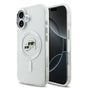 Husa Karl Lagerfeld compatibila cu iPhone 17 Pro, MagSafe/Magnetic, policarbonat, Transparent