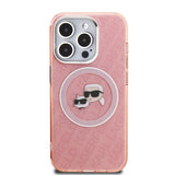 Husa Karl Lagerfeld compatibila cu iPhone 16 Pro, MagSafe/Magnetic, TPU, Roz