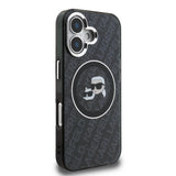 Husa compatibila cu iPhone 16, MagSafe/Magnetic, policarbonat, TPU, Negru