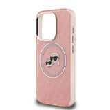 Husa Karl Lagerfeld compatibila cu iPhone 15 Pro Max, MagSafe/Magnetic, policarbonat, TPU, Negru