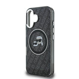 Husa compatibila cu iPhone 16, MagSafe/Magnetic, policarbonat, TPU, Negru