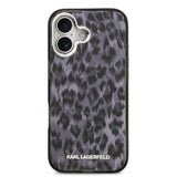 Husa Karl Lagerfeld compatibila cu iPhone 17, MagSafe/Magnetic, policarbonat, poliuretan, Gri