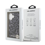 Husa Karl Lagerfeld compatibila cu iPhone 17, MagSafe/Magnetic, policarbonat, poliuretan, Gri