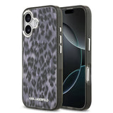 Husa Karl Lagerfeld compatibila cu iPhone 17, MagSafe/Magnetic, policarbonat, poliuretan, Gri