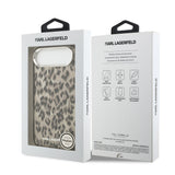 Husa Karl Lagerfeld compatibila cu iPhone 17 Air, MagSafe/Magnetic, policarbonat, poliuretan, Gri