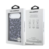 Husa Karl Lagerfeld compatibila cu iPhone 17 Air, MagSafe/Magnetic, policarbonat, poliuretan, Gri