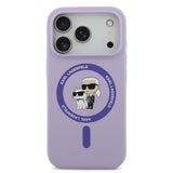Husa Karl Lagerfeld compatibila cu iPhone 17 Pro Max, MagSafe/Magnetic, TPU, Mov